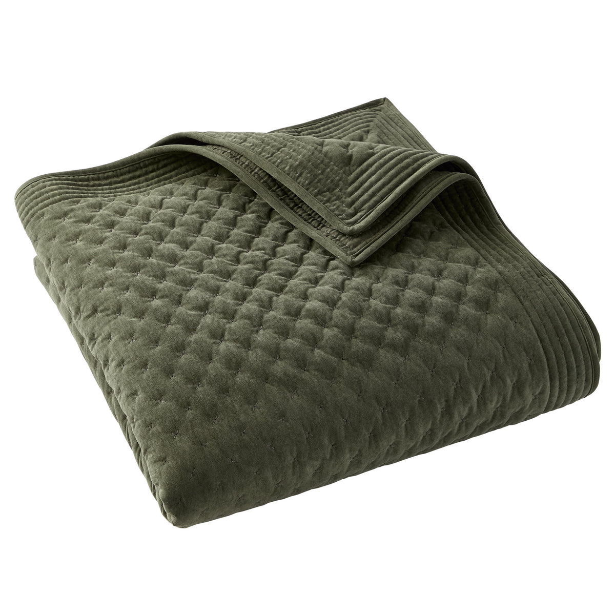 Velmora™ Tufted Matte Velvet Quilt, King