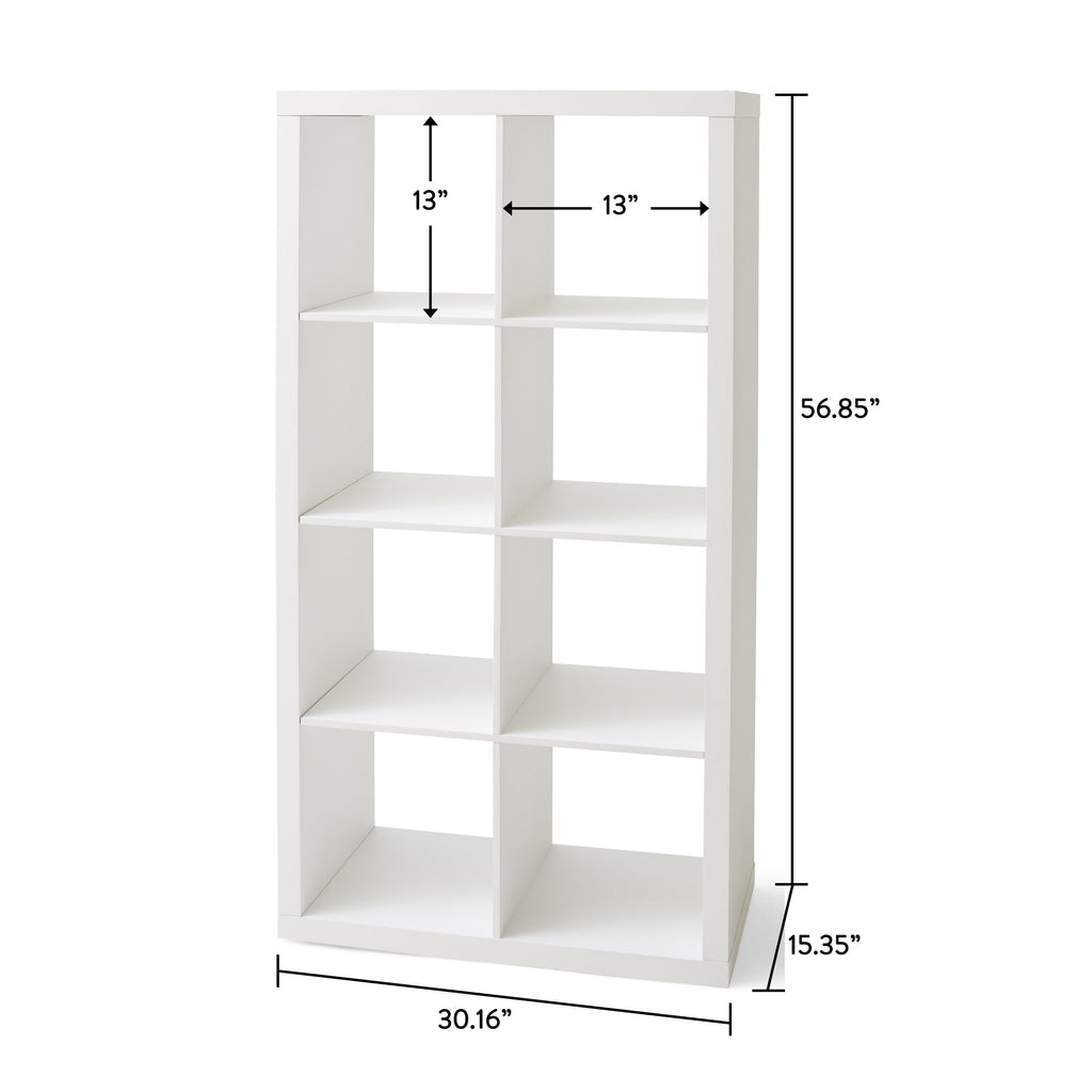 Velmora™ 8 Cube Storage Organizer, Textured White