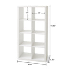 Velmora™ 8 Cube Storage Organizer, Textured White