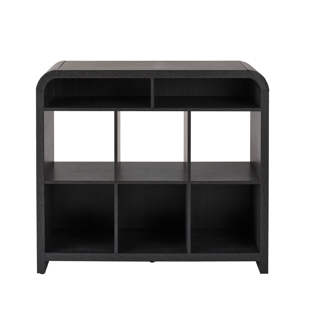 Velmora™ Juliet 6 Cube Storage Organizer, Rich Black
