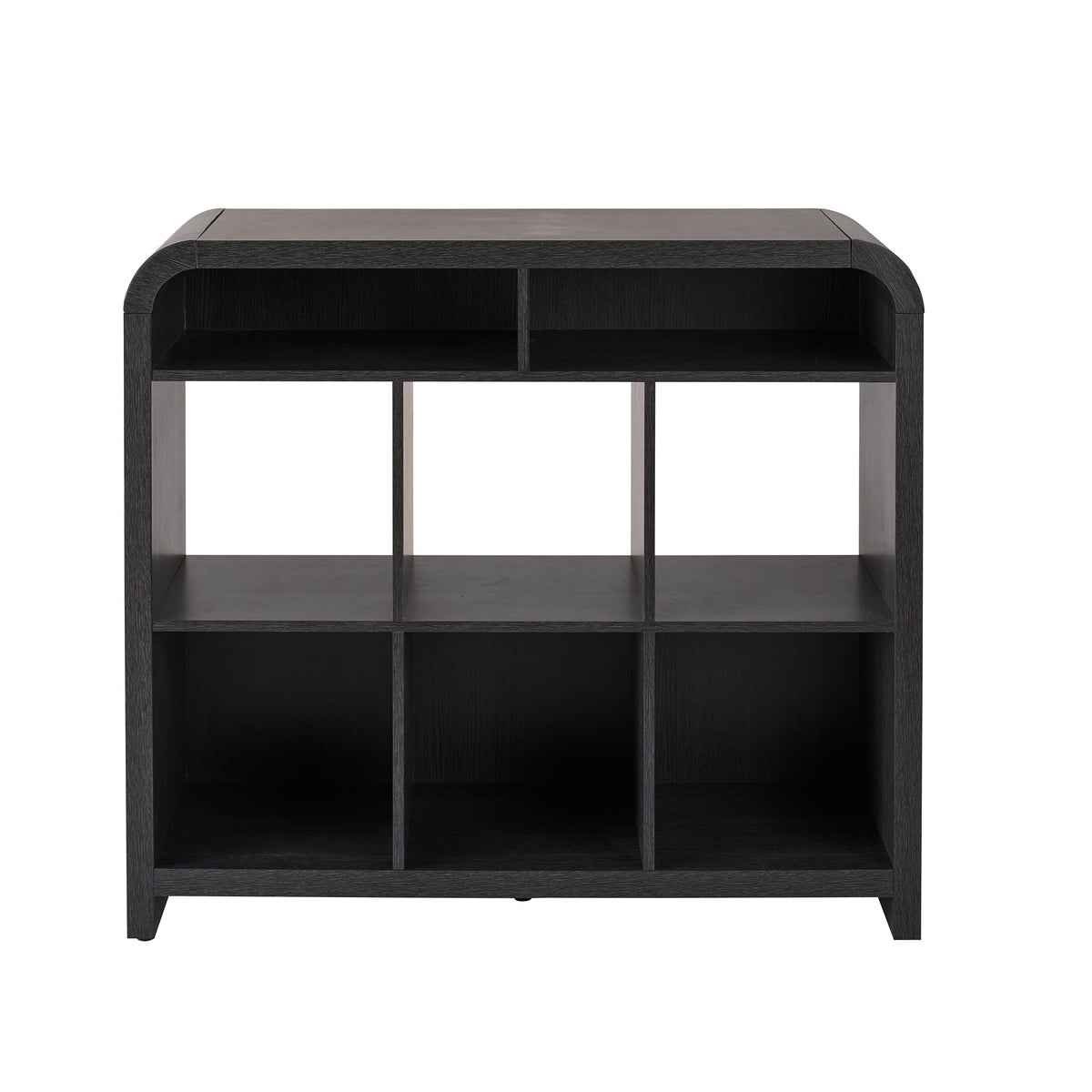 Velmora™ Juliet 6 Cube Storage Organizer, Rich Black