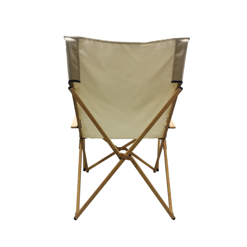 Velmora™ Hard Arm Resort Fabric Chair with Carry Bag, Tan, 2 Pack