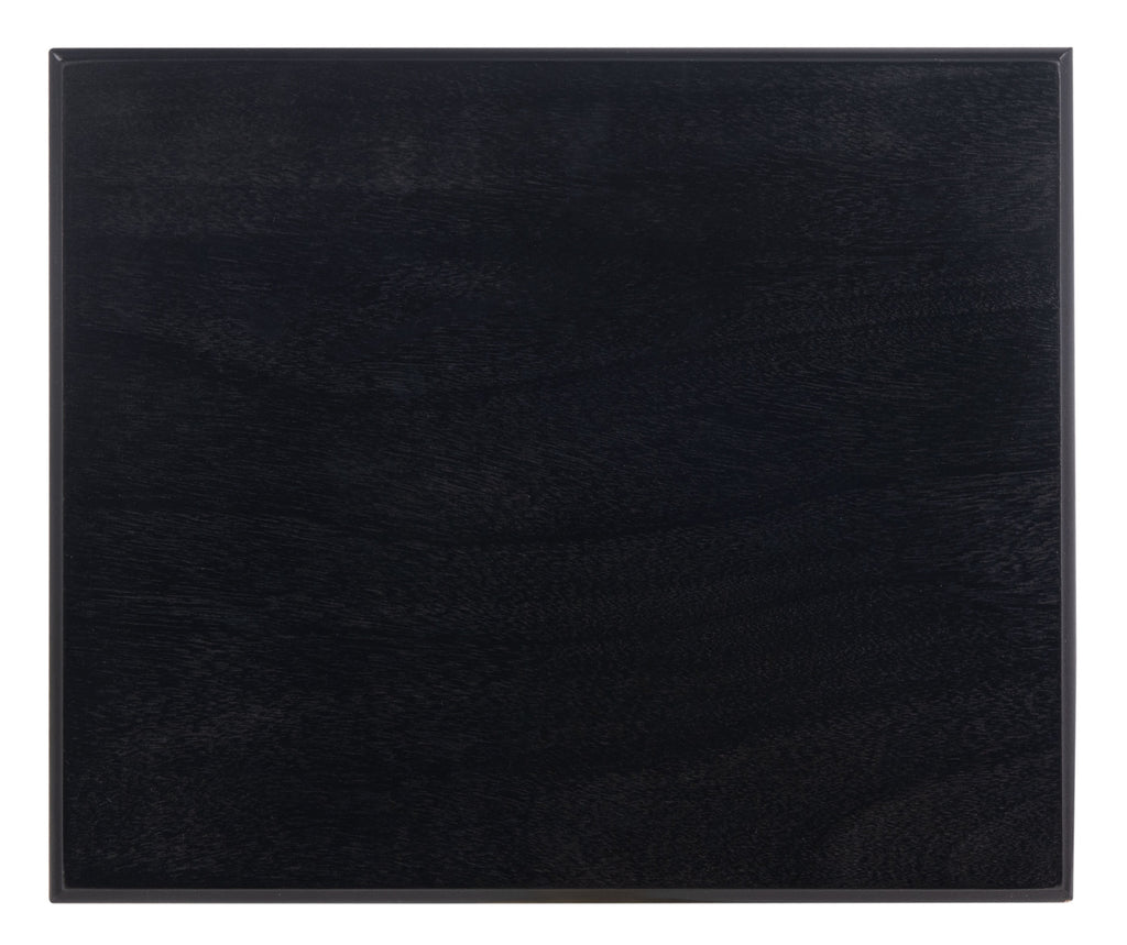 Velmora™ Athena Solid 1 Drawer Accent Table, Black