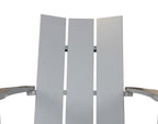 Velmora™ Wood Outdoor Modern Adirondack Chair, Grey Color