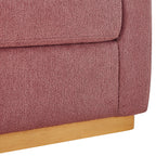 Velmora™ Lillian Accent Swivel Chair, Rose Boucle