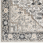 Velmora™ Black & Ivory Persian Indoor Area Rug, 5 ft x 7 ft