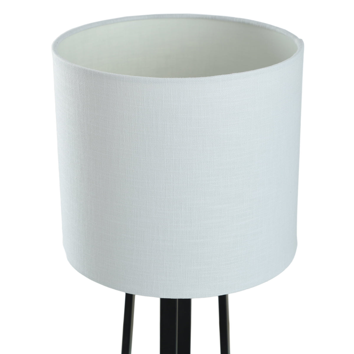 Velmora™ Modern Matte Black Table Lamp with Classic Drum Shade
