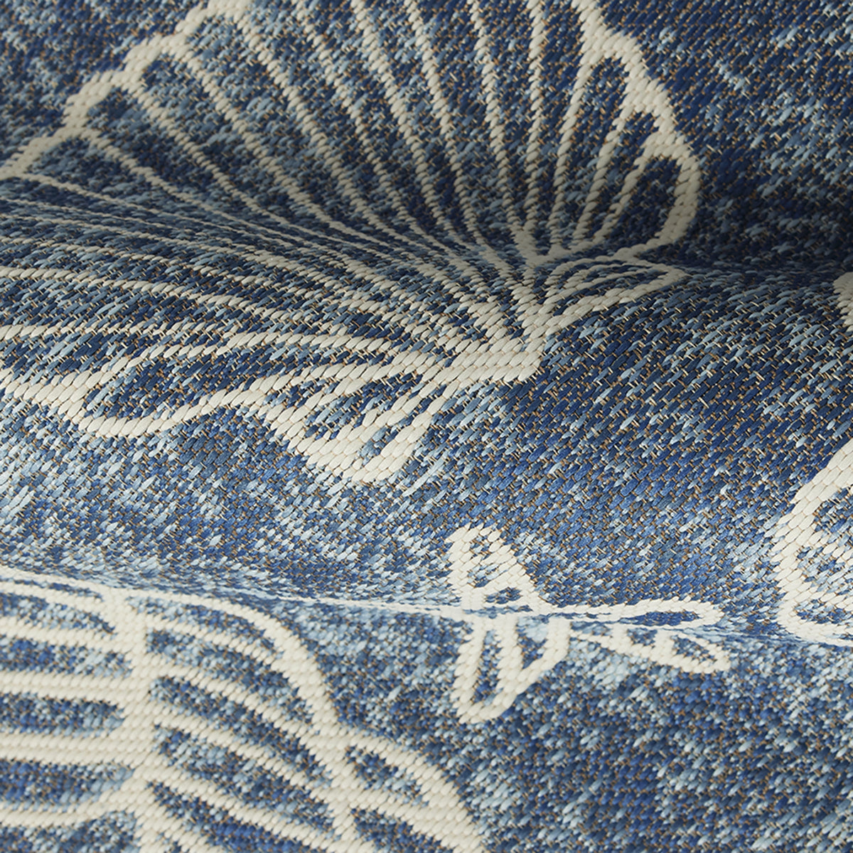 Velmora™ 5' x 7' Blue Seashell Outdoor Rug