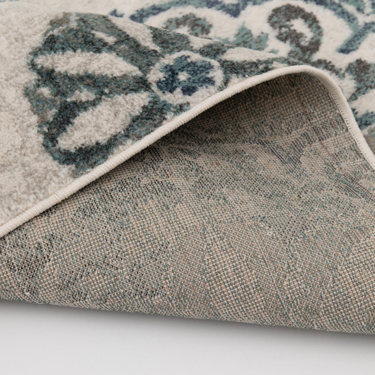 Velmora™ Teal Medallion 3 Piece Indoor Area Rug Set