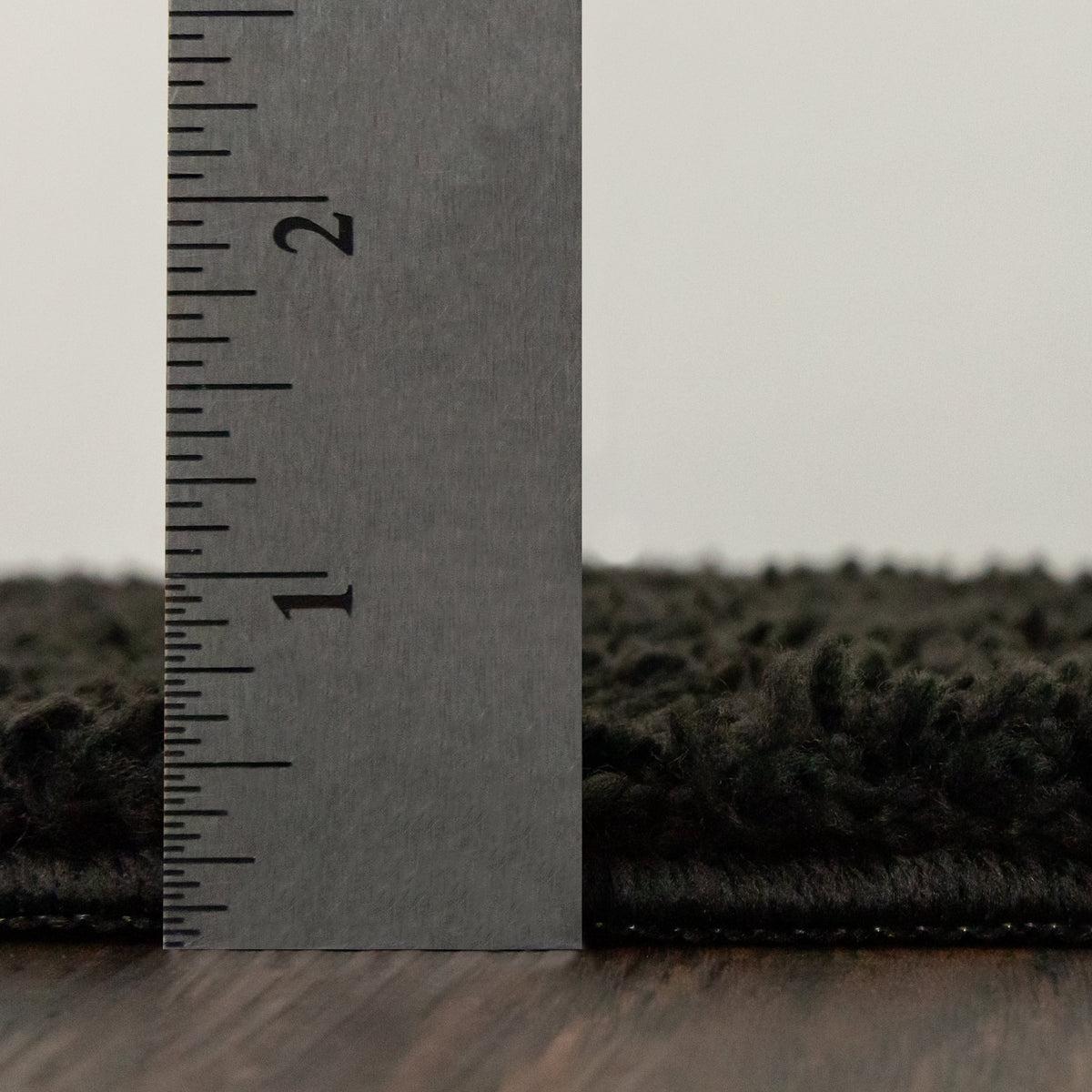 Velmora™ (2 pack) Traditional Solid Black Shag Indoor Area Rug, 3' x 4'8"