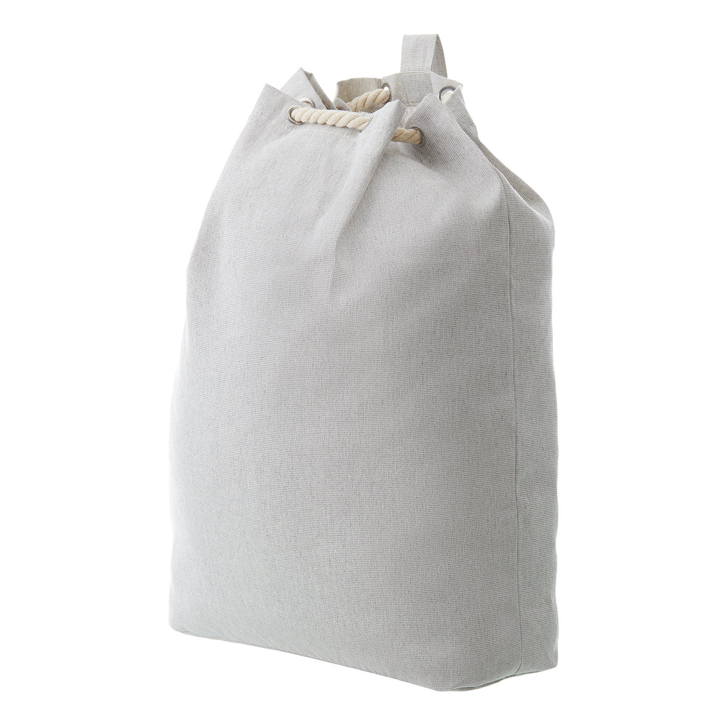 Velmora™ (2 pack) Polyester and Cotton Canvas Laundry Bag, Gray, 15 in W x 7 in D x 24.5 in H