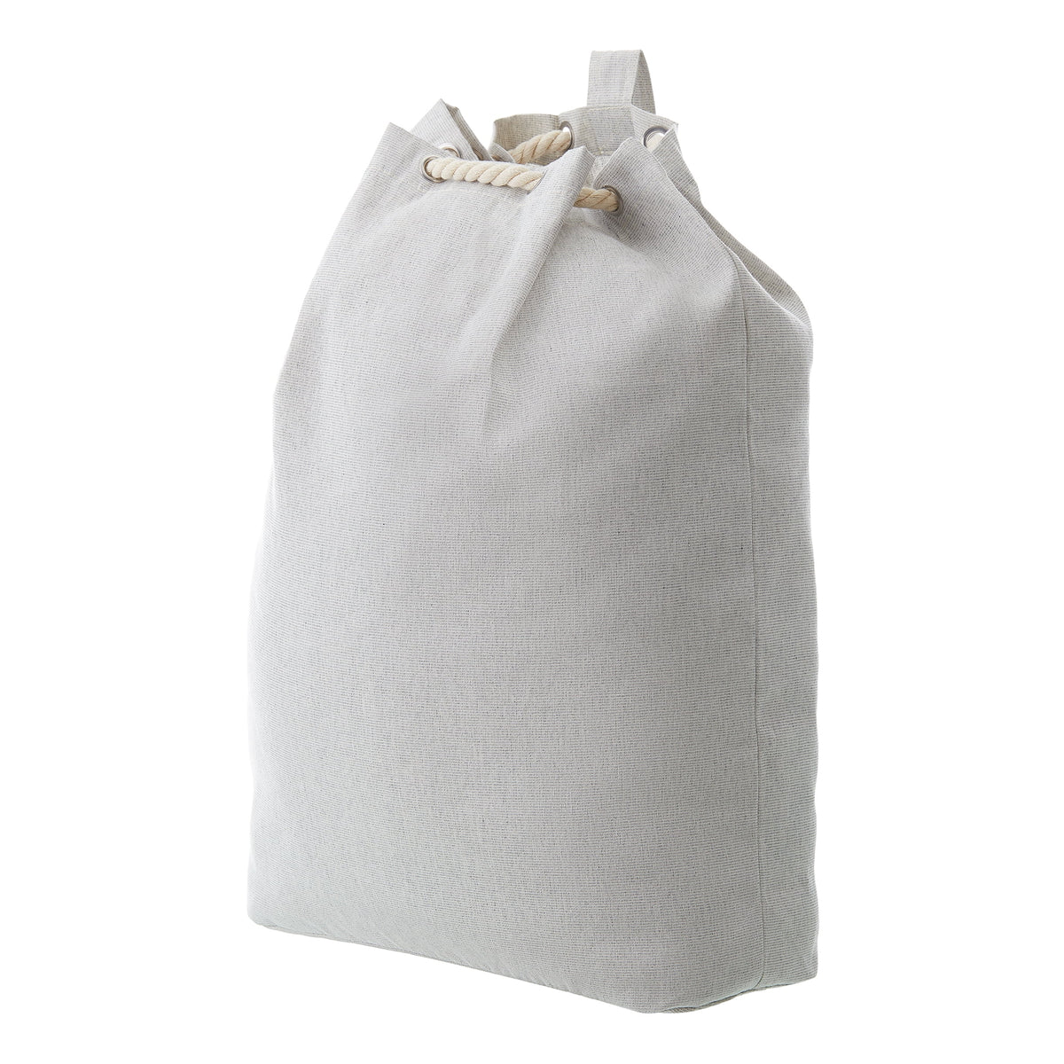Velmora™ (2 pack) Polyester and Cotton Canvas Laundry Bag, Gray, 15 in W x 7 in D x 24.5 in H