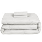 Velmora™ 3-Piece Waffle Comforter Set with Matching Shams, Full/Queen, Vanilla Dream