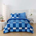 Velmora™ 5-Piece Reversible Bed in a Bag with Laundry Tote, Blue, Twin-XL