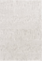 Velmora™ 5' x 7' Gray Geometric Block Hi Low Area Rug