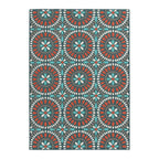 Velmora™ 5 ft x 7 ft Polypropylene Outdoor Area Rug, Multi Medallion