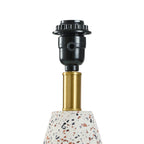 Velmora™ Terrazzo Table Lamp with White Drum Shade, 16.75 in