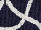 Velmora™ Drizzle Navy/White Indoor Area Rug, 7'6" x 9'6"