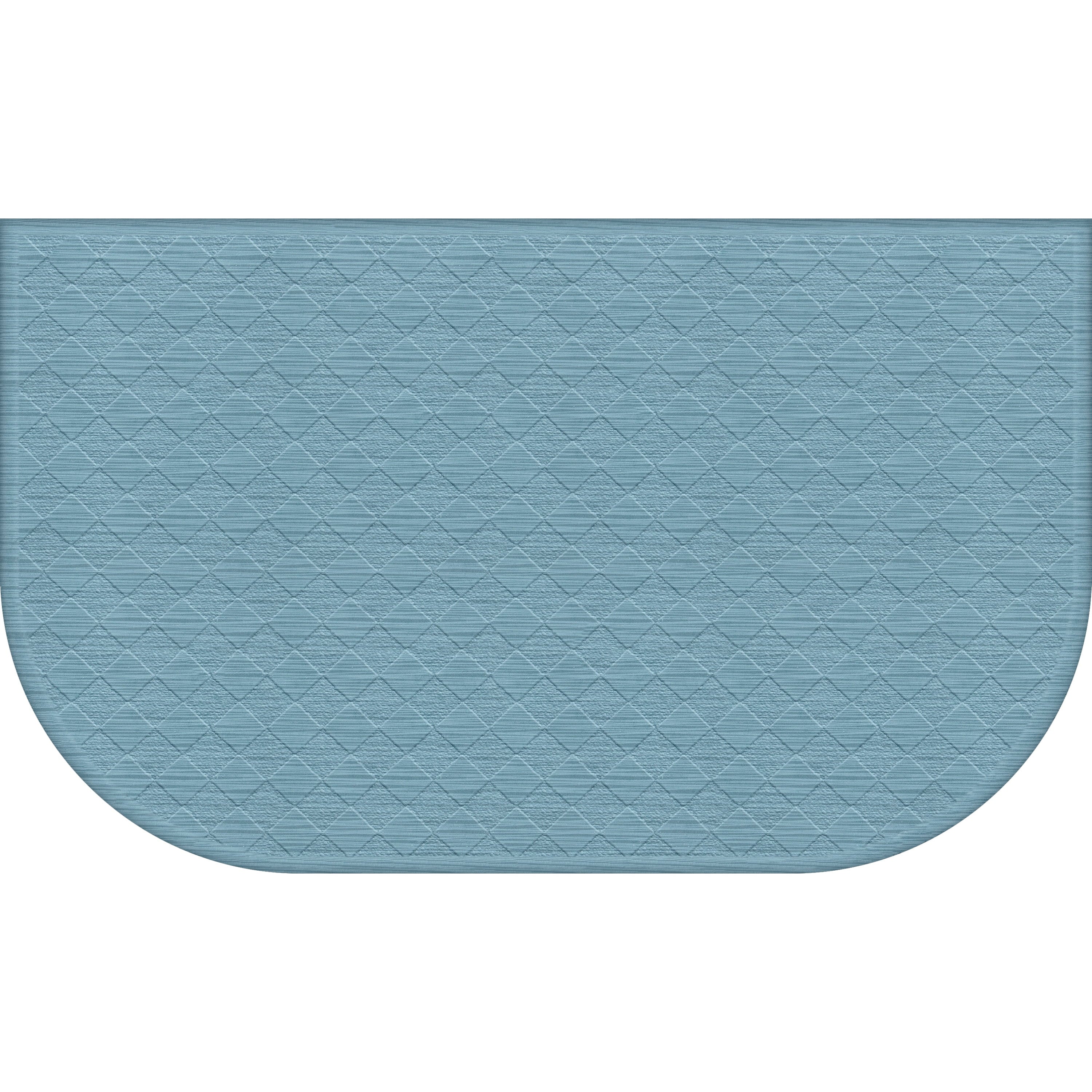 Velmora™ (2 pack) Comfort Mate D Kitchen Mat; Teal, 1.5' x 2.5'