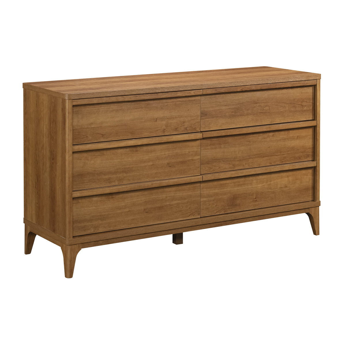 Velmora™ Greyson 6-Drawer Double Dresser, Acorn Finish