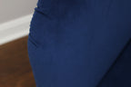 Velmora™ Microfiber Tub Accent Chair, Blue