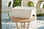 Velmora™ Beverage Tub, Vanilla White Rectangle, 21.96" L x 14.96" W x 10" H