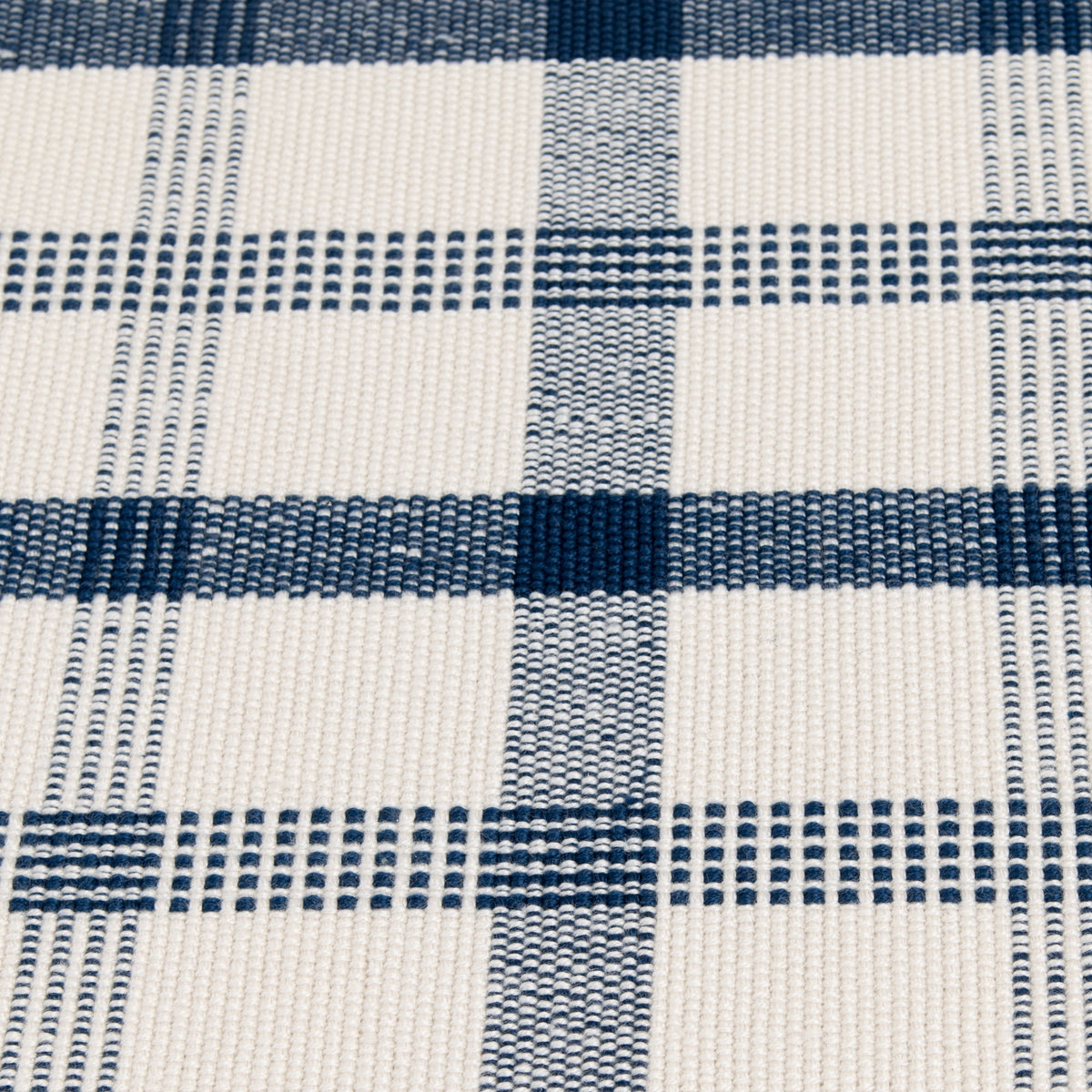Velmora™ (3 pack) Blue Plaid Outdoor Layering Rug, 24 in x 36 in