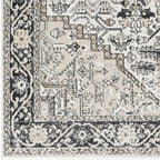Velmora™ Black & Ivory Persian Indoor Area Rug, 5 ft x 7 ft