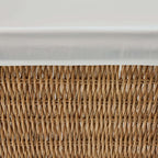 Velmora™ Resin Poly Rattan Laundry Hamper with Fabric Liner, Adult