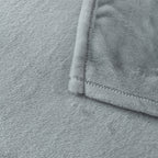 Velmora™ Super Soft Plush Bed Blanket, Gray, King Size, 102 x 90 in