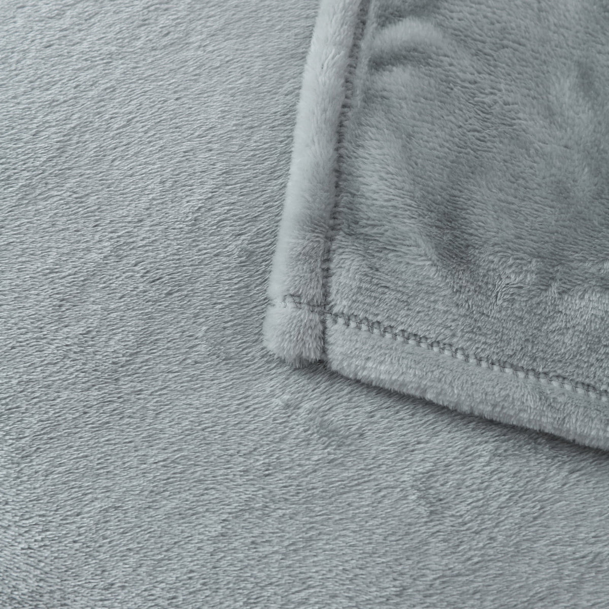 Velmora™ Super Soft Plush Bed Blanket, Gray, King Size, 102 x 90 in