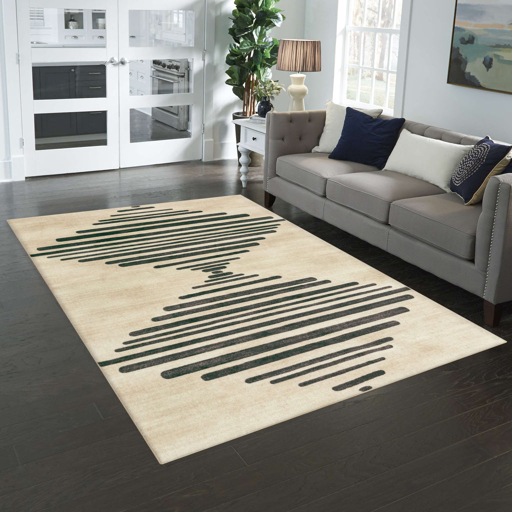 Velmora™ Diamond Soundwave Indoor Area Rug, Gray Neutral, 7 ft x 10 ft