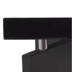 Velmora™ Josef Retro Lacquer Floating Top Coffee Table, Black/Black