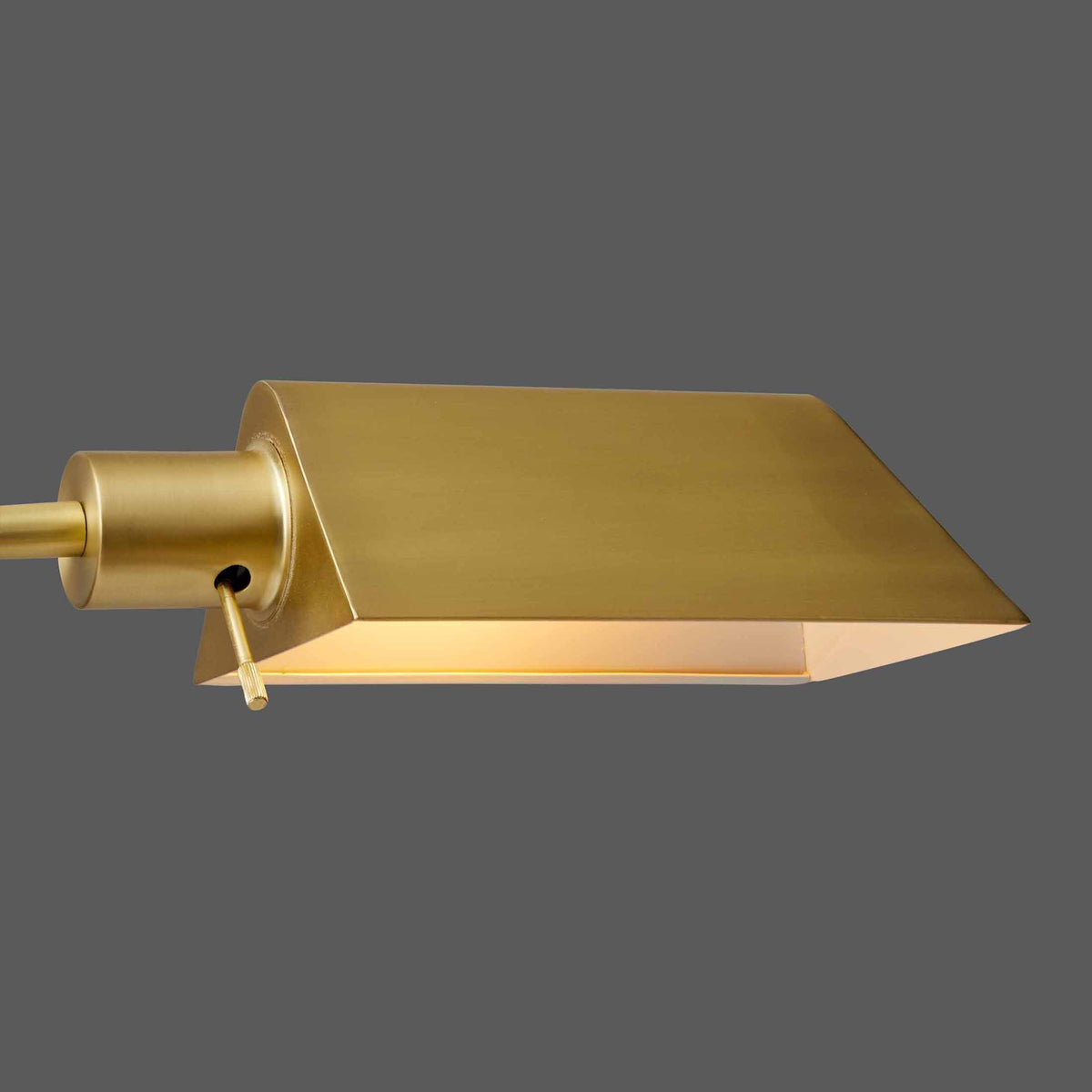 Velmora™ 1-Light Modern Adjustable Brass Floor Lamp Gold