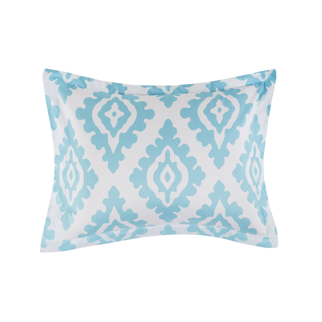 Velmora™ Teal and Purple 6 Piece Bed in a Bag Comforter Set with Sheets, Twin/Twin XL