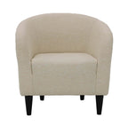 Velmora™ Rolled Tub Accent Chair, Zeus Sand
