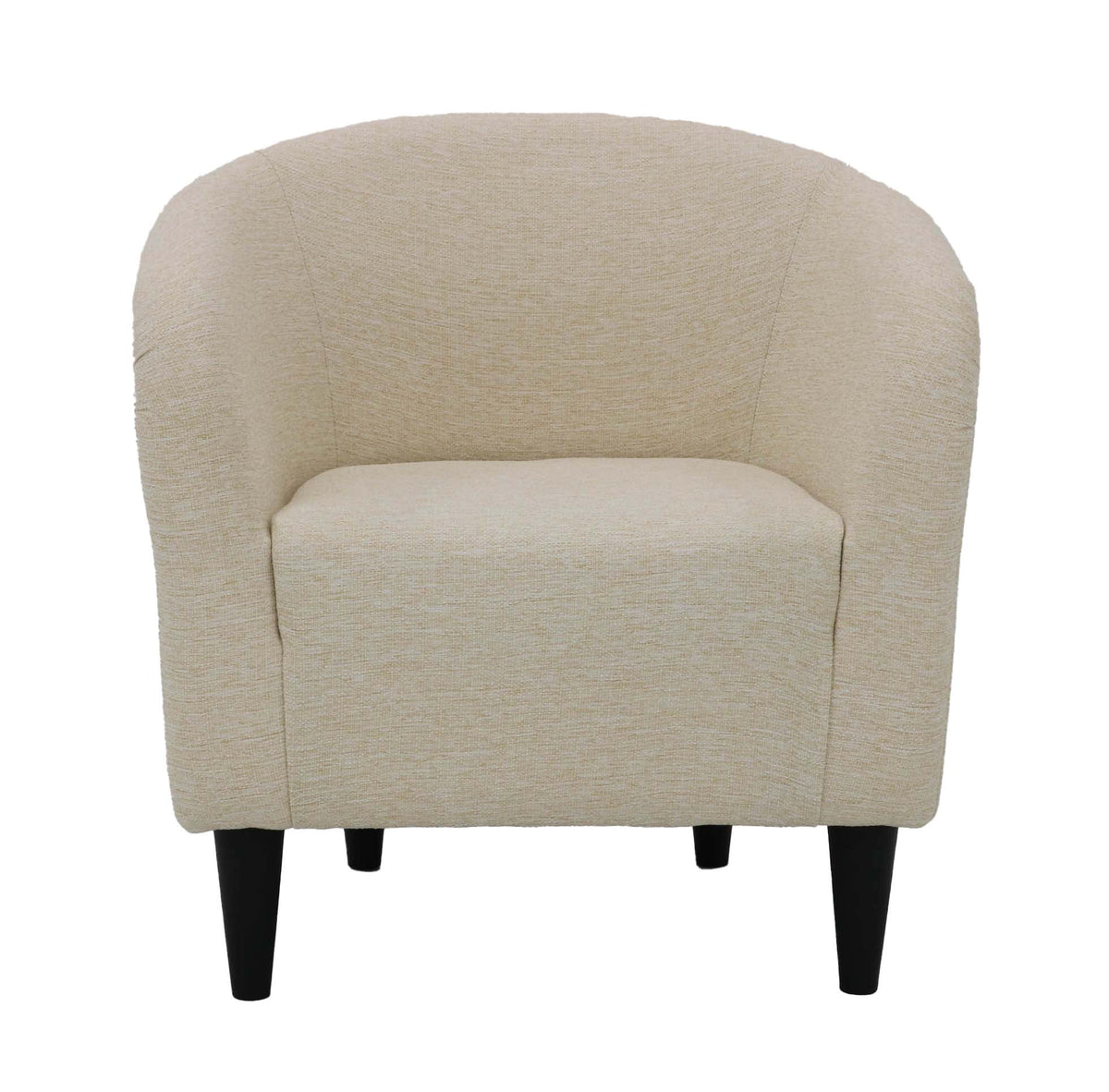 Velmora™ Rolled Tub Accent Chair, Zeus Sand