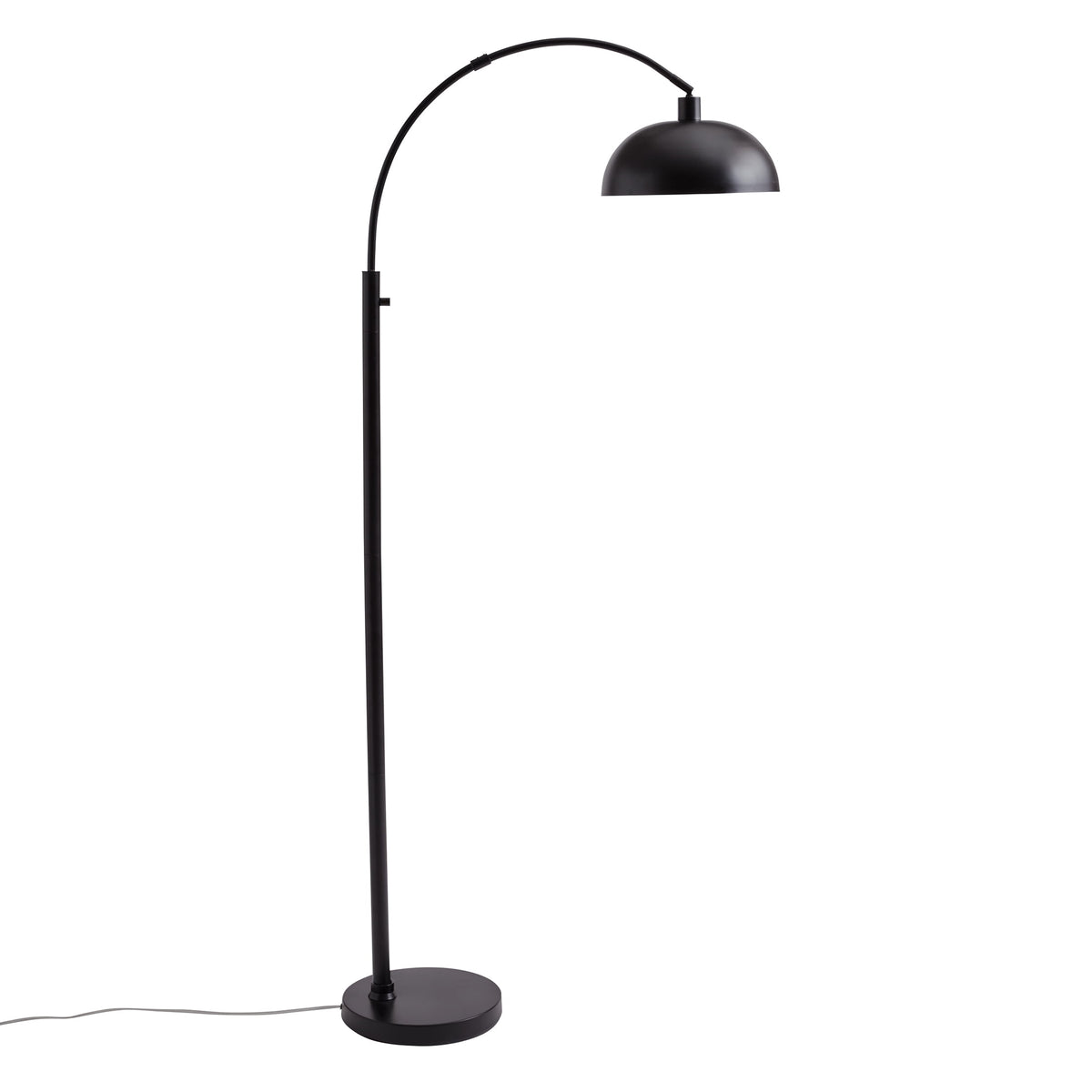 Velmora™ Black Finish Arch Dome Floor Lamp
