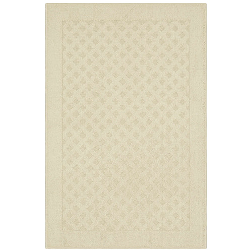 Velmora™ (2 pack) Dylan Solid Diamond Indoor Accent Rug, Beige, Skid-Resistant, 2 ft 6 in x 3 ft 10 in