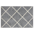 Velmora™ (2 pack) Diamond Plush Gray Indoor 30 in x 45 in Accent Rug