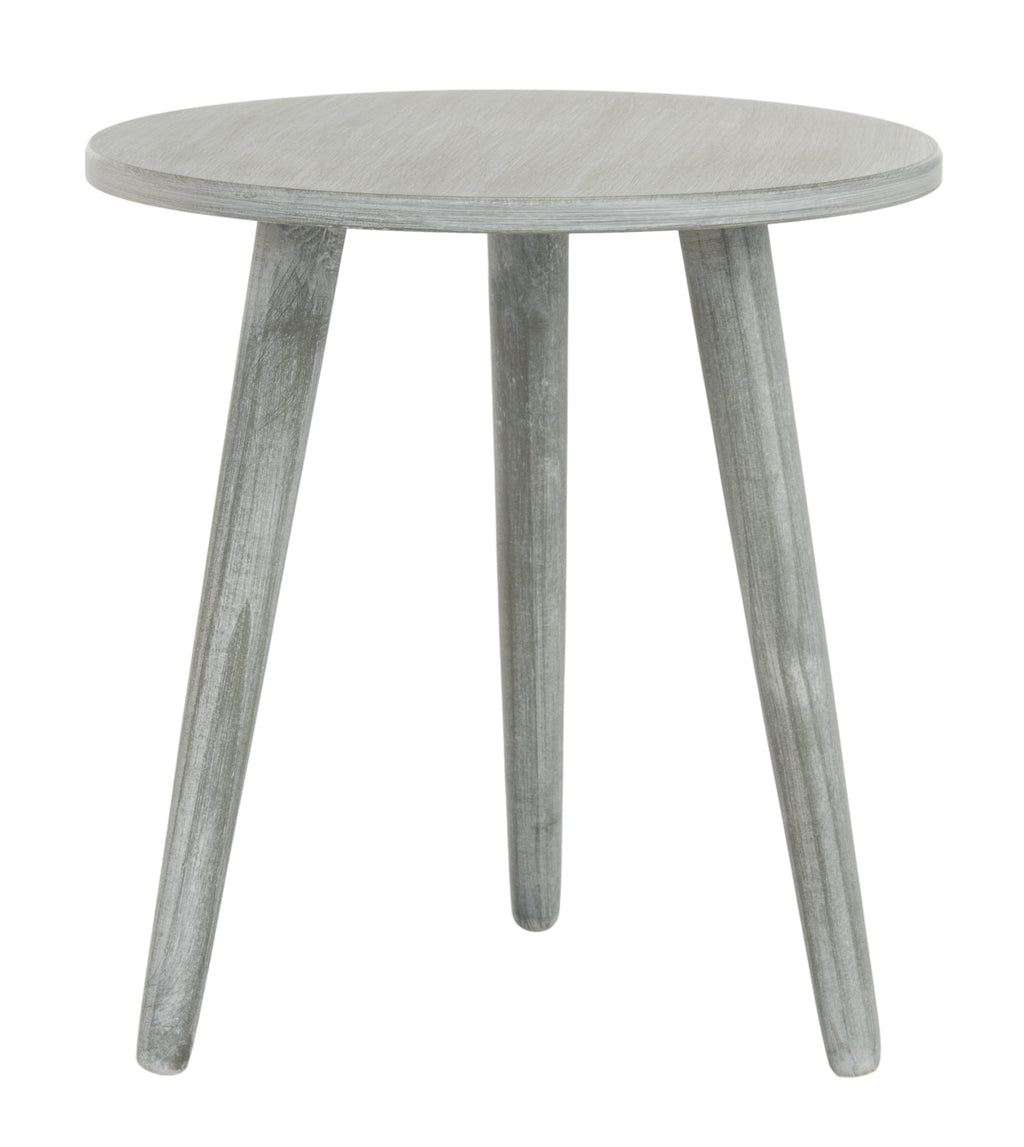 Velmora™ Orion Round 3-Leg Casual Accent Table, Slate Grey