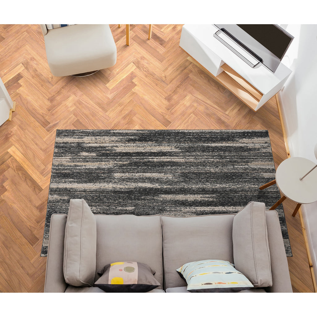 Velmora™ Jasper Gray Abstract Indoor Area Rug, 5 ft x 7 ft