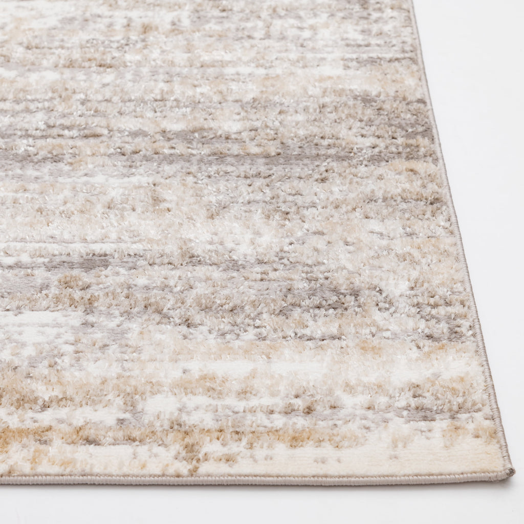 Velmora™ 5 ft x 7 ft Neutral Shiny Abstract Indoor Area Rug