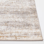 Velmora™ 5 ft x 7 ft Neutral Shiny Abstract Indoor Area Rug