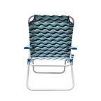 Velmora™ Oversize Fabric Chair, Blue Wave