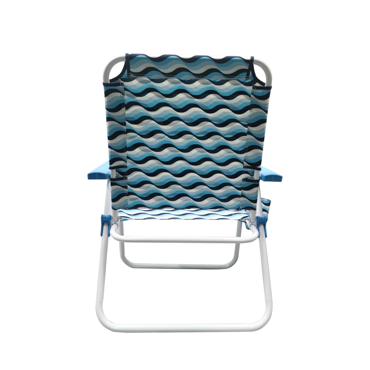 Velmora™ Oversize Fabric Chair, Blue Wave