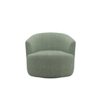 Velmora™ Boucle Swivel Accent Chair, Olive