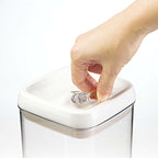 Velmora™ (4 pack) 9.9 Cup Flip-Tite Square Food Storage Container, Ideal for Pantry Organization