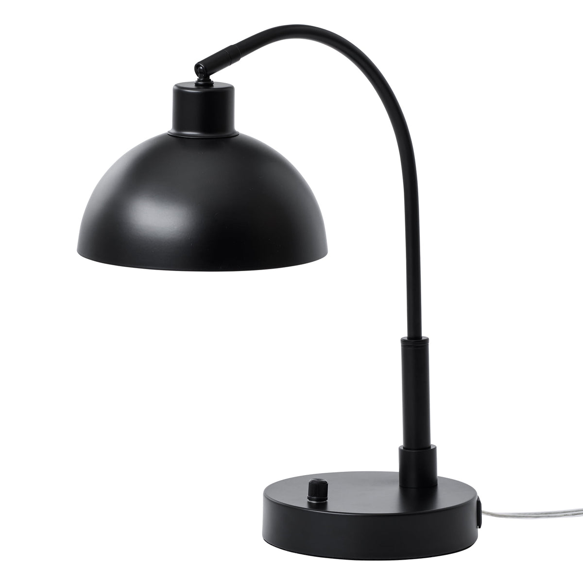 Velmora™ Black Finish Arch Dome Table Lamp