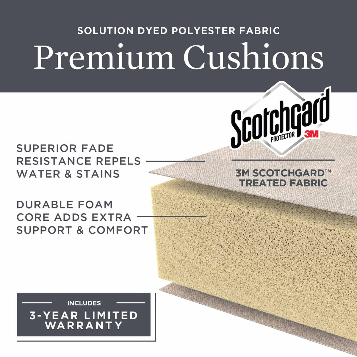 Velmora™ Juliet Beige Outdoor Loveseat Set with Patio Covers